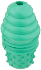 Detalle del juguete PETSTAGES CONE CHEW con textura rugosa y resistente