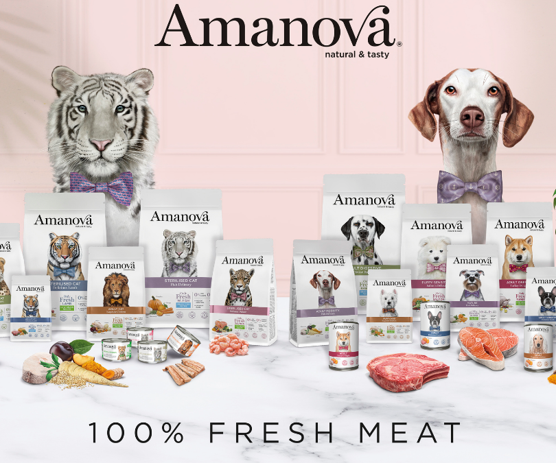 Gama Amanova para perros y gatos disponible Gabo y Gordo E Shop en Gran Canaria.