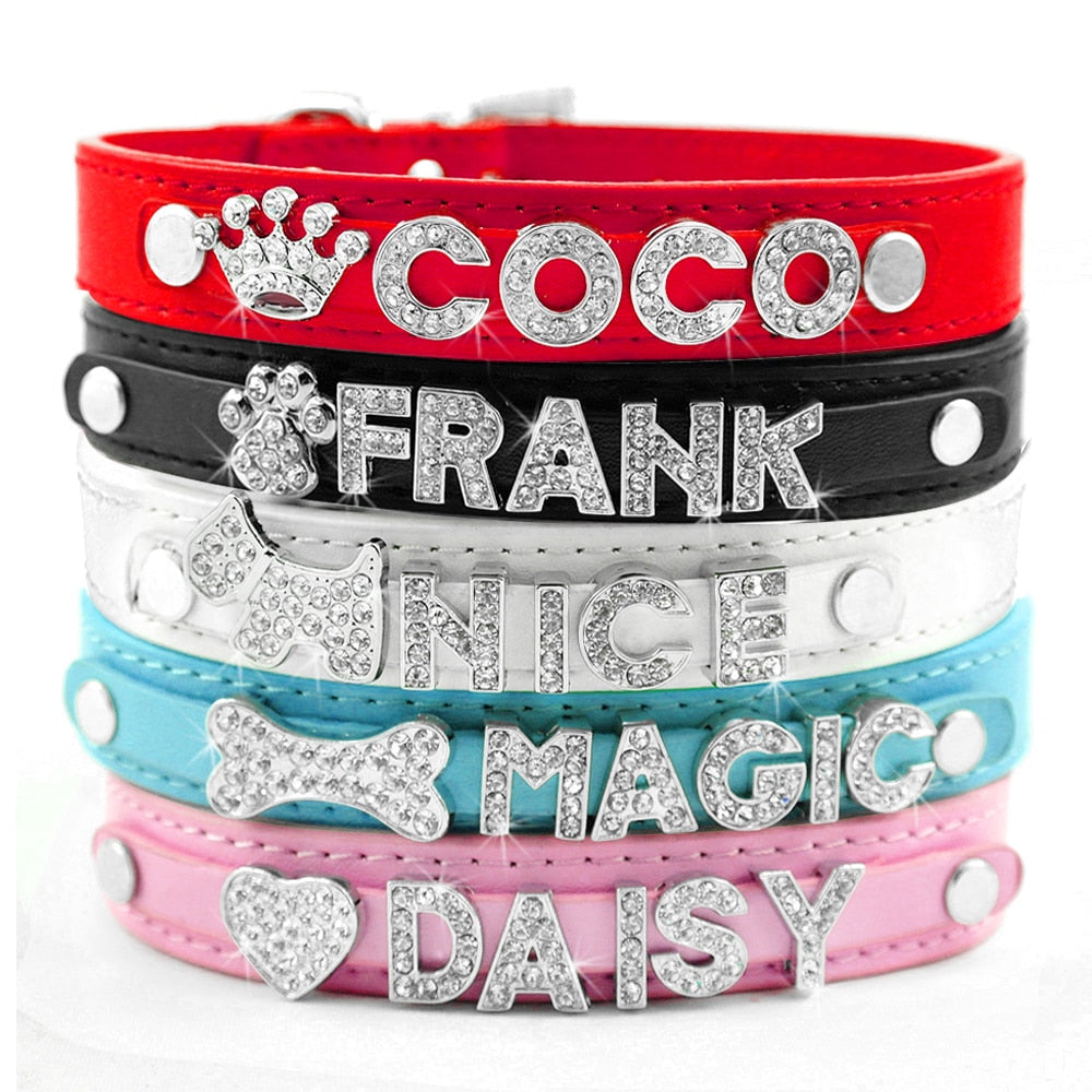 COLLAR DE DIAMANTES PERSONALIZADO PARA PERRO Y GATO Gabo&Gordo Pet Shop en Las Palmas de Gran Canaria tienda para mascotas, perros, gatos, conejos, tortugas, animales, accesorios para mascotas