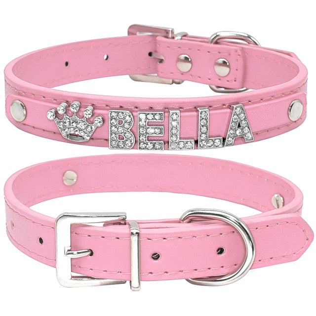 COLLAR DE DIAMANTES PERSONALIZADO perro gato Gabo&Gordo Pet Shop en Las Palmas de Gran Canaria tienda para mascotas, perros, gatos, conejos, tortugas, animales, accesorios para mascotas