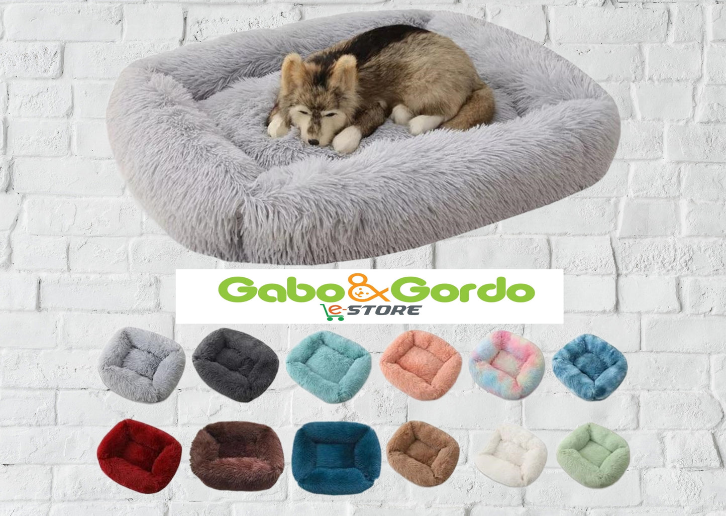 CAMA SUAVE RELAX RECTANGULAR PERRO GATO MASCOTA Gabo&Gordo Pet Shop en Las Palmas de Gran Canaria tienda para mascotas, perros, gatos, conejos, tortugas, animales, accesorios para mascotas