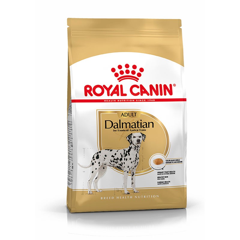 ROYAL CANIN DALMATA ADULTO 12 kg Gabo y Gordo E Shop, la mejor tienda online en Gran Canaria, Islas Canarias, España, tienda online para mascotas, perros, gatos, conejos, tortugas, animales, accesorios para mascotas en general. 
Gabo y Gordo E Shop is the best online pet shop in Gran Canaria, Canary Islands, Spain.