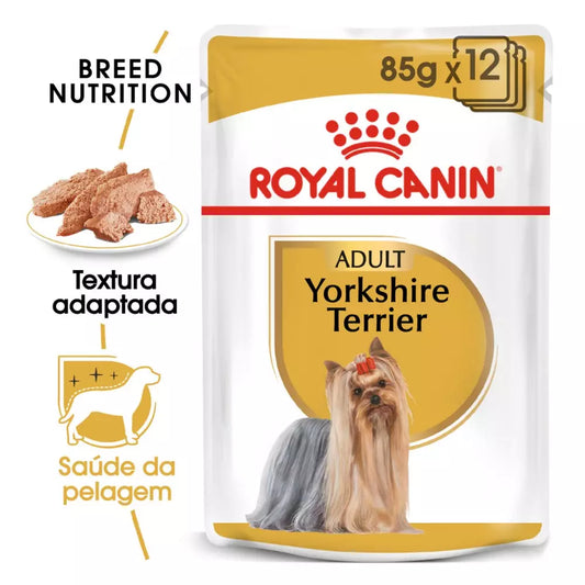 ROYAL CANIN Yorkshire HÚMEDO 12 x 85 g. Gabo y Gordo E Shop, la mejor tienda online en Gran Canaria, las Islas Canarias, España, tienda online para mascotas, perros, gatos, conejos, tortugas, animales, accesorios para mascotas en general. 
Gabo y Gordo E Shop in Gran Canaria, Canary Islands, the best store for pets, dogs, cats, rabbits, turtles, animals, pet accessories.