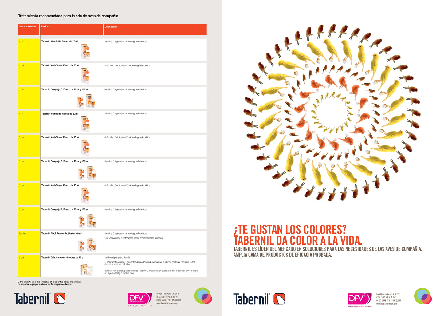 Tabernil Total 100 ml – Suplemento vitamínico y aminoácido para aves ornamentales