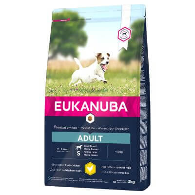 Eukanuba Pienso Para Perros Adultos Razas Pequeñas en Gabo&Gordo Pet Shop en Las Palmas de Gran Canaria tienda para mascotas, perros, gatos, conejos, tortugas, animales, accesorios para mascotas