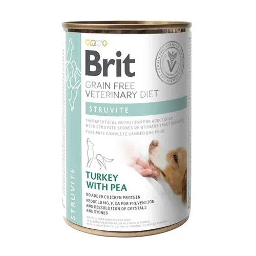 BRIT CARE VET DIETS STRUVITE | Comida húmeda para perros 400 g x 6 unidades sin cereales