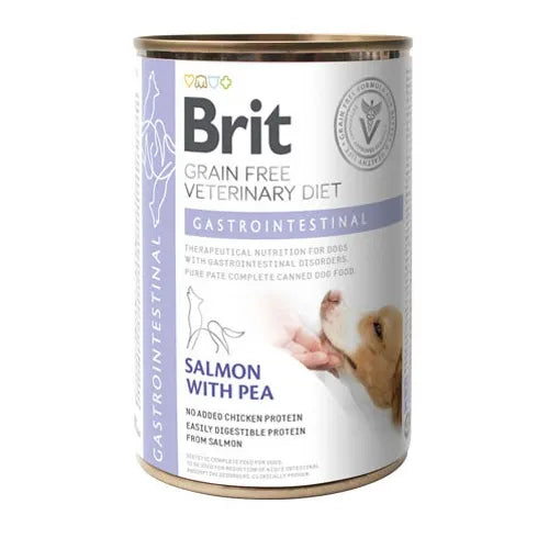 BRIT CARE VET DIETS GASTROINTESTINAL | Comida húmeda para perros 400 g x 6 unidades sin cereales