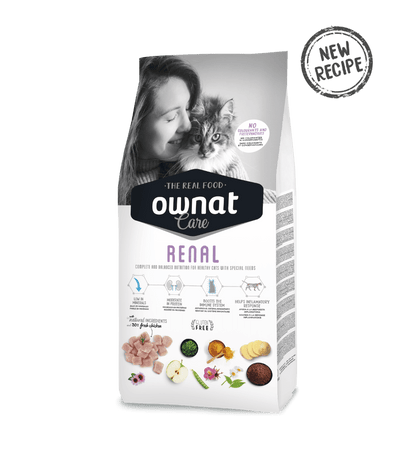 OWNAT CARE RENAL PARA GATOS - Sensibles a afecciones del sistema renal Gabo y Gordo E Shop, la mejor tienda online en las Islas Canarias, España, tienda online para mascotas, perros, gatos, conejos, tortugas, animales, accesorios para mascotas en general. 
Gabo y Gordo E Shop in Canary Islands, the best store for pets, dogs, cats, rabbits, turtles, animals, pet accessories.