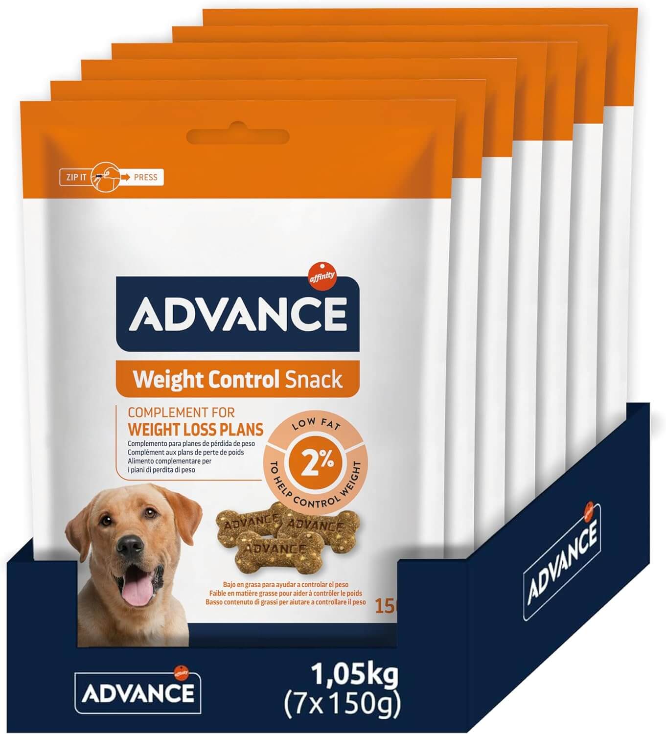 Golosinas ADVANCE Appetite Control Snack DOG CONTROL APETITO PERRO Gabo&Gordo Pet Shop en Las Palmas de Gran Canaria tienda para mascotas, perros, gatos, conejos, tortugas, animales