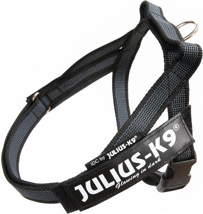 JULIUS K9 IDC Arnés Cinta Grey y Negro Para Perros Gabo&Gordo Pet Shop en Las Palmas de Gran Canaria tienda para mascotas, perros, gatos, conejos, tortugas, animales, accesorios para mascotas