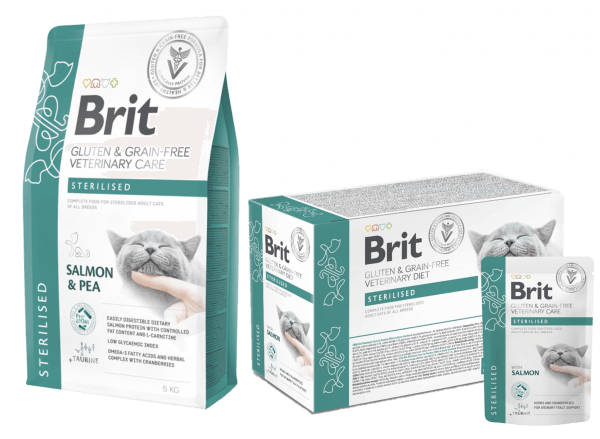 BRIT CARE VET DIETS STERILISED/ Pienso para gatos Gabo y Gordo E Shop, la mejor tienda online en las Islas Canarias, España, tienda online para mascotas, perros, gatos, conejos, tortugas, animales, accesorios para mascotas en general. 
Gabo y Gordo E Shop in Canary Islands, the best store for pets, dogs, cats, rabbits, turtles, animals, pet accessories.