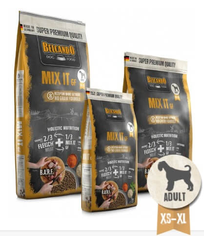 BELCANDO MIX IT GF | Pienso para perro adulto sin cereales Gabo&Gordo Pet Shop en Las Palmas de Gran Canaria tienda para mascotas, perros, gatos, conejos, tortugas, animales, accesorios para mascotas