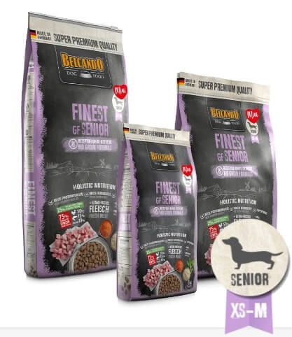 PIENSO BELCANDO FINEST GRAIN FREE SENIOR Gabo&Gordo Pet Shop en Las Palmas de Gran Canaria tienda para mascotas, perros, gatos, conejos, tortugas, animales, accesorios para mascotas