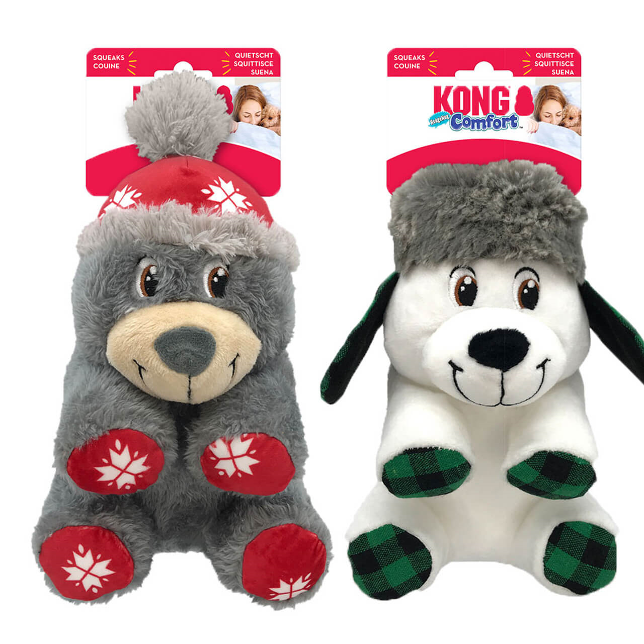 KONG COZIE POLAR BEAR TALLA M/L.  Gabo y Gordo Pet Shop, tienda online en las Islas Canarias, España, tienda online para mascotas, perros, gatos, conejos, tortugas, animales, accesorios para mascotas en general. 