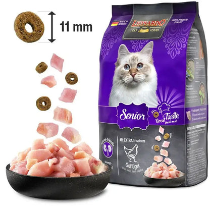 LEONARDO® Adult Senior | Pienso para gatos en Gabo y Gordo E Shop, la mejor tienda online en Gran Canaria, Islas Canarias, España, tienda online para mascotas, perros, gatos, conejos, tortugas, animales, accesorios para mascotas en general. 
Gabo y Gordo E Shop is the best online pet shop in Gran Canaria, Canary Islands, Spain.