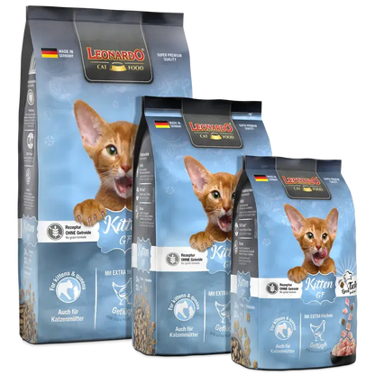 LEONARDO Kitten GF | Pienso para gatos en Gabo y Gordo E Shop, la mejor tienda online en Gran Canaria, Islas Canarias, España, tienda online para mascotas, perros, gatos, conejos, tortugas, animales, accesorios para mascotas en general. 
Gabo y Gordo E Shop is the best online pet shop in Gran Canaria, Canary Islands, Spain.