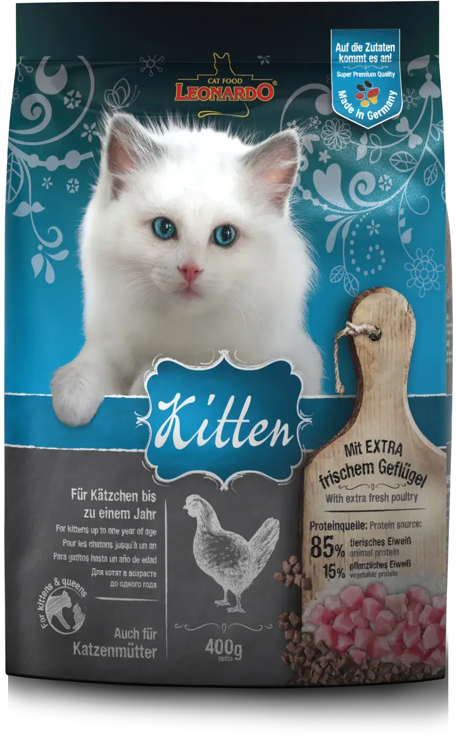 LEONARDO Kitten | Pienso para gatos en Gabo&Gordo Pet Shop en Las Palmas de Gran Canaria tienda para mascotas, perros, gatos, conejos, tortugas, animales, accesorios para mascotas