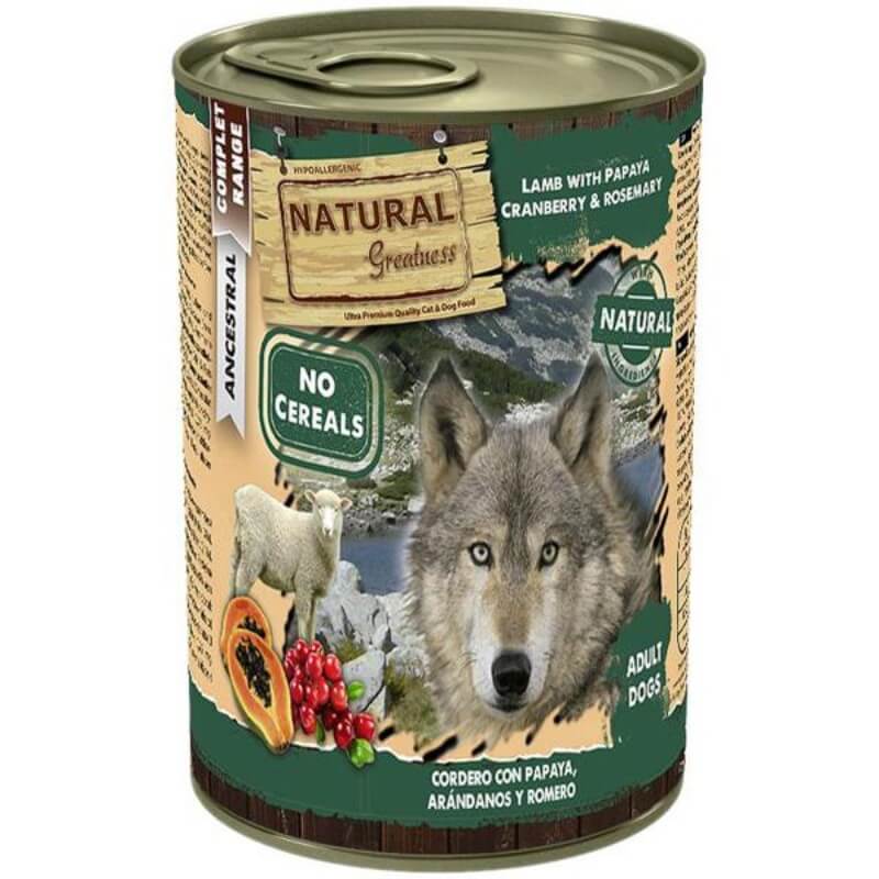 NATURAL GREATNESS pato y conejo con tomate, manzana y semilla de hinojo | comida húmeda para perros.  Gabo y Gordo E Shop, la mejor tienda online en las Islas Canarias, España, tienda online para mascotas, perros, gatos, conejos, tortugas, animales, accesorios para mascotas en general. 
Gabo y Gordo E Shop in Canary Islands, the best store for pets, dogs, cats, rabbits, turtles, animals, pet accessories.