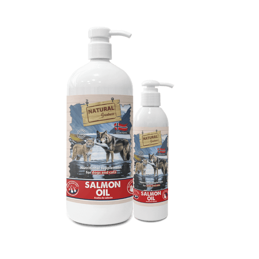 Natural Greatness aceite de salmón para perros y gatos.  Gabo y Gordo Pet Shop, la mejor tienda online en las Islas Canarias, España, tienda online para mascotas, perros, gatos, conejos, tortugas, animales, accesorios para mascotas en general. 
Gabo y Gordo E Shop in Canary Islands, the best store for pets, dogs, cats, rabbits, turtles, animals, pet accessories.