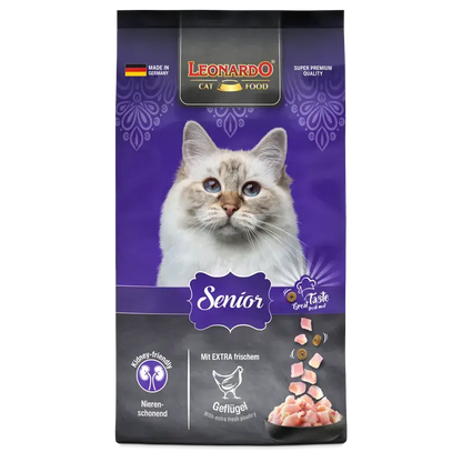 LEONARDO® Adult Senior | Pienso para gatos en Gabo y Gordo E Shop, la mejor tienda online en Gran Canaria, Islas Canarias, España, tienda online para mascotas, perros, gatos, conejos, tortugas, animales, accesorios para mascotas en general. 
Gabo y Gordo E Shop is the best online pet shop in Gran Canaria, Canary Islands, Spain.