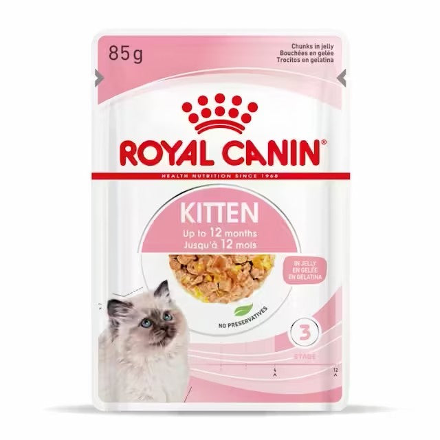 ROYAL CANIN Kitten Instinctive Jelly Pouch| Pack de 12 x 85 g para gatos Gabo y Gordo E Shop, la mejor tienda online en las Islas Canarias, España, tienda online para mascotas, perros, gatos, conejos, tortugas, animales, accesorios para mascotas en general. 
Gabo y Gordo E Shop in Canary Islands, the best store for pets, dogs, cats, rabbits, turtles, animals, pet accessories.