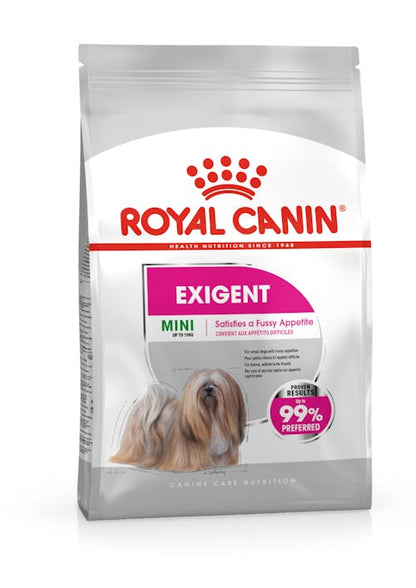 ROYAL CANIN Mini EXIGENT para perros Gabo y Gordo E Shop, la mejor tienda online en las Islas Canarias, España, tienda online para mascotas, perros, gatos, conejos, tortugas, animales, accesorios para mascotas en general. 
Gabo y Gordo E Shop in Canary Islands, the best store for pets, dogs, cats, rabbits, turtles, animals, pet accessories.