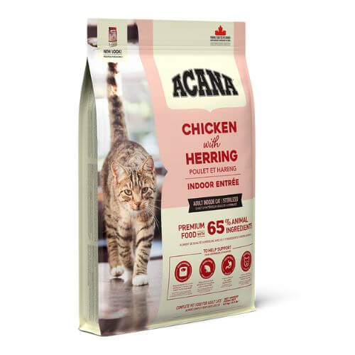 ACANA Indoor Entrée pienso natural sin cereales para gatos de interior