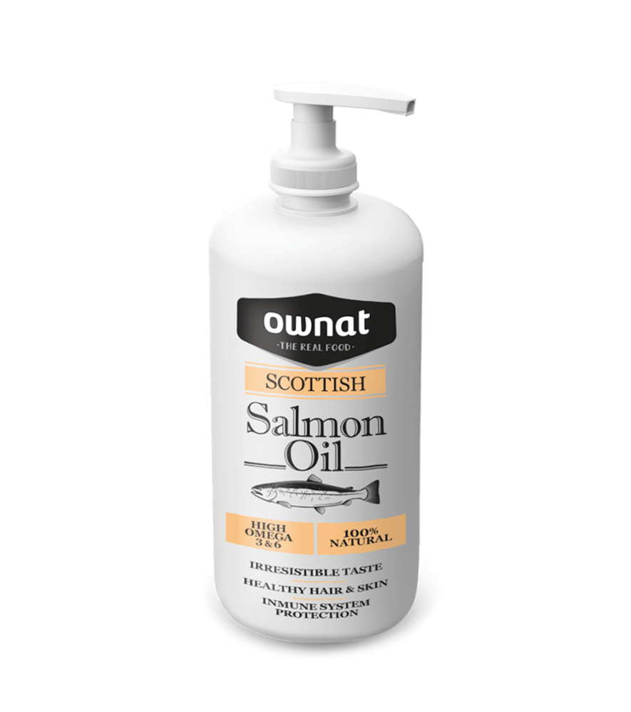 OWNAT Aceite de Salmón para perros y gatos – Botella 250 ml