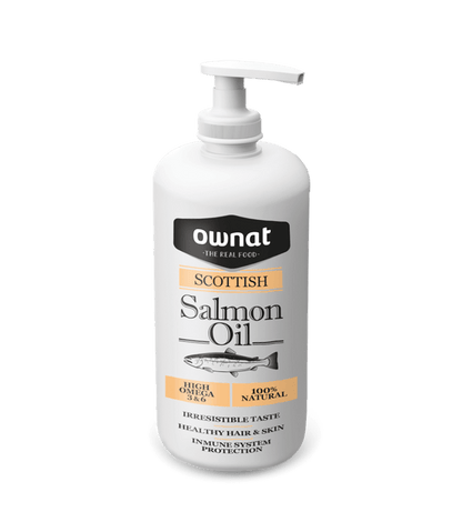 OWNAT Aceite de Salmón para perros y gatos – Botella 250 ml
