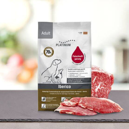 PLATINUM Adult Ibérico | Pienso para perros.  Gabo y Gordo E Shop, la mejor tienda online en las Islas Canarias, España, tienda online para mascotas, perros, gatos, conejos, tortugas, animales, accesorios para mascotas en general. 
Gabo y Gordo E Shop in Canary Islands, the best store for pets, dogs, cats, rabbits, turtles, animals, pet accessories.
