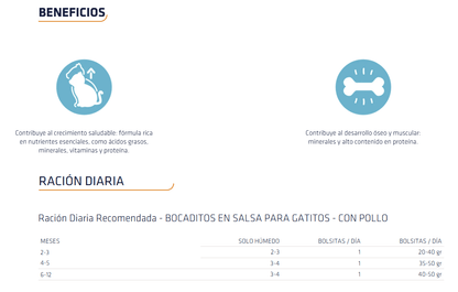 Comida húmeda ADVANCE Kitten con pollo para gatitos de 2 a 12 meses, pack 12 x 85 g