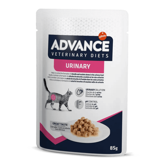 Comida húmeda ADVANCE Veterinary Diets Urinary para gatos adultos pack 12 x 85 g