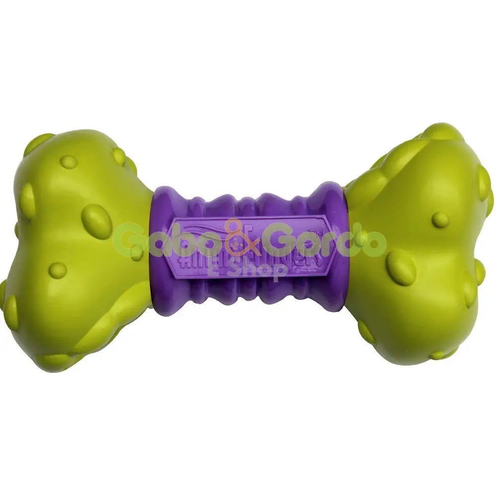 Hueso ANIMA FLINGERS verde de 12,7 cm para perros medianos