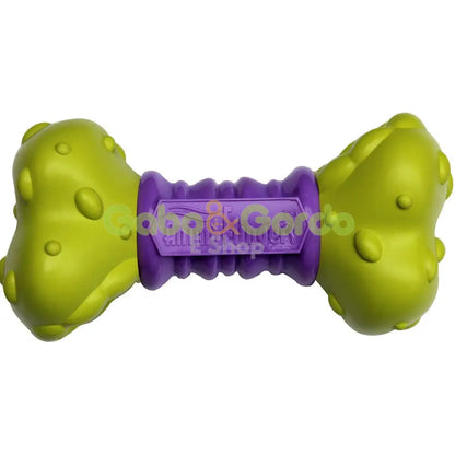 Hueso ANIMA FLINGERS verde de 12,7 cm para perros medianos