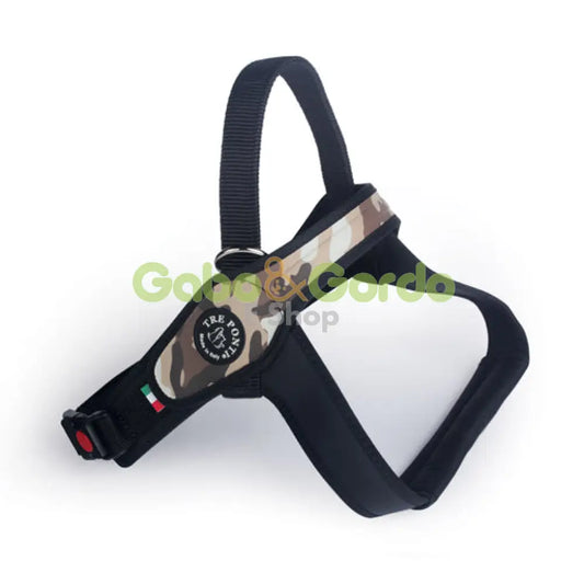 Arnés para perros TRE PONTI Primo Camuflaje Desierto – seguro, cómodo y resistente en Gabo y Gordo E Shop