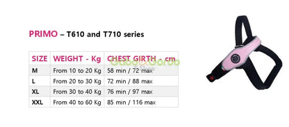 Arnés TRE PONTI Primo Camuflaje Rosa para perros – seguridad y comodidad en paseos