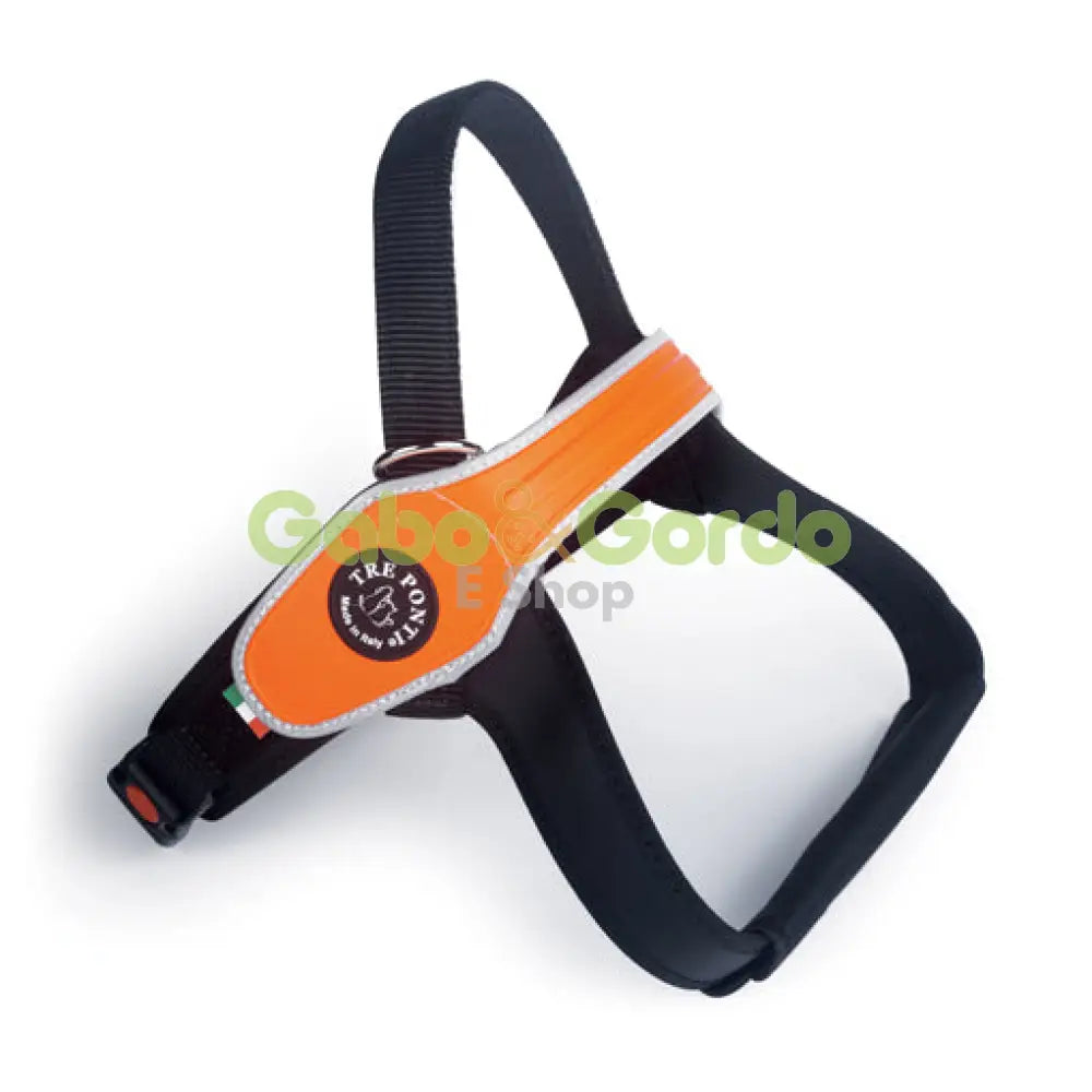 TRE PONTI ARNÉS PRIMO REFLECTANTE NARANJA para mascotas.  Gabo y Gordo E Shop, la mejor tienda online en las Islas Canarias, España, tienda online para mascotas, perros, gatos, conejos, tortugas, animales, accesorios para mascotas en general. 
Gabo y Gordo E Shop in Canary Islands, the best store for pets, dogs, cats, rabbits, turtles, animals, pet accessories.