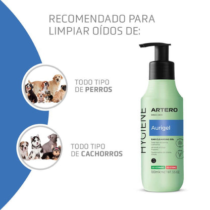 Limpiador de oídos Artero Aurigel para perros – 100 ml