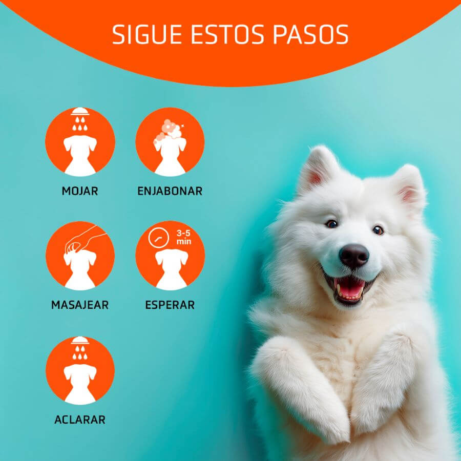 Artero Champú Hidratante para perros y gatos de pelo largo con biotina, hidratación profunda y brillo natural disponible en Gabo y Gordo E Shop.