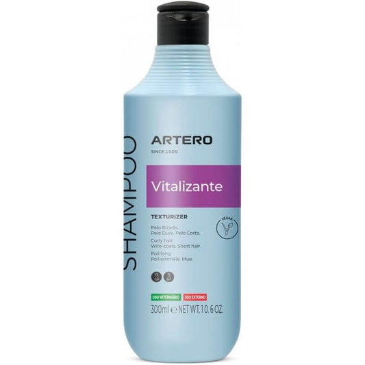 Artero Champú Vitalizante 300 ml para perros y gatos con pelo duro, piel sensible y necesidad de volumen