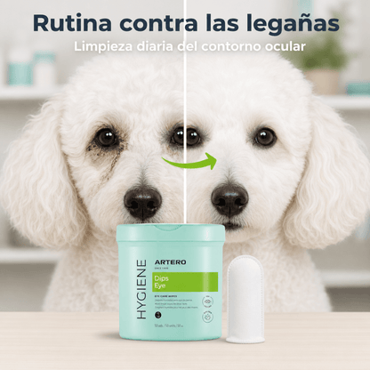 Artero Dedales Limpiadores de Ojos pack 50 unidades para perros y gatos