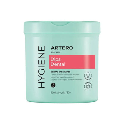 Artero Dips pack de 50 dedales limpiadores de dientes para perros y gatos