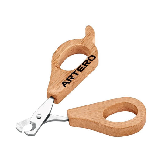 Artero Mini Cortauñas Nature Collection con mango de bambú ecológico para perros pequeños, cachorros y gatos