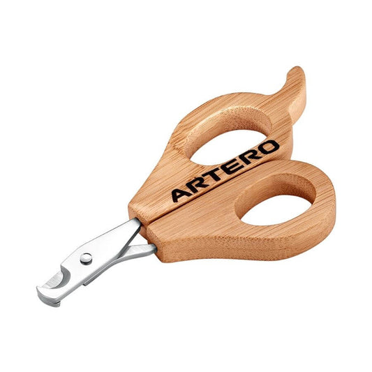 Artero Mini Cortauñas Nature Collection con mango de bambú ecológico para perros pequeños, cachorros y gatos