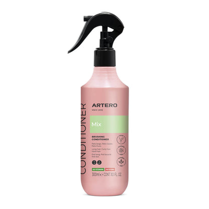 Acondicionador spray sin aclarado Artero Mix 300 ml para perros y gatos – desenredante y brillo profesional