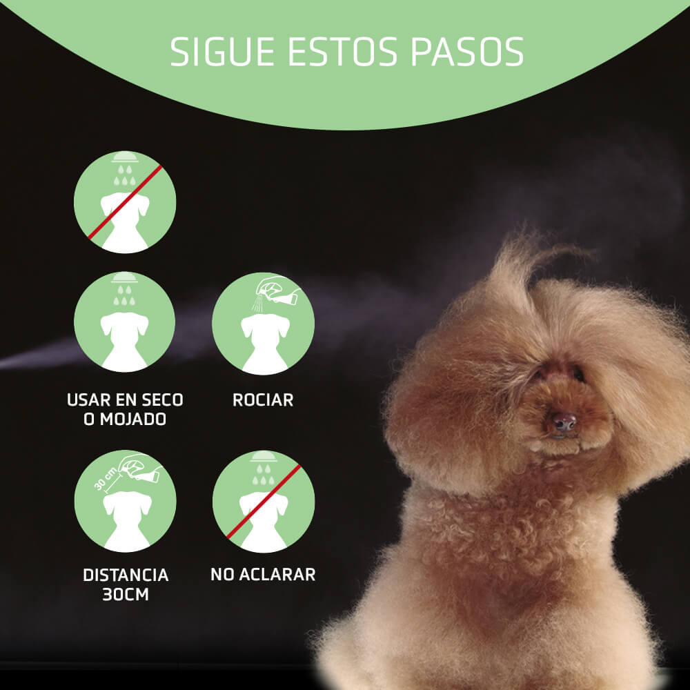 Acondicionador spray sin aclarado Artero Mix 300 ml para perros y gatos – desenredante y brillo profesional
