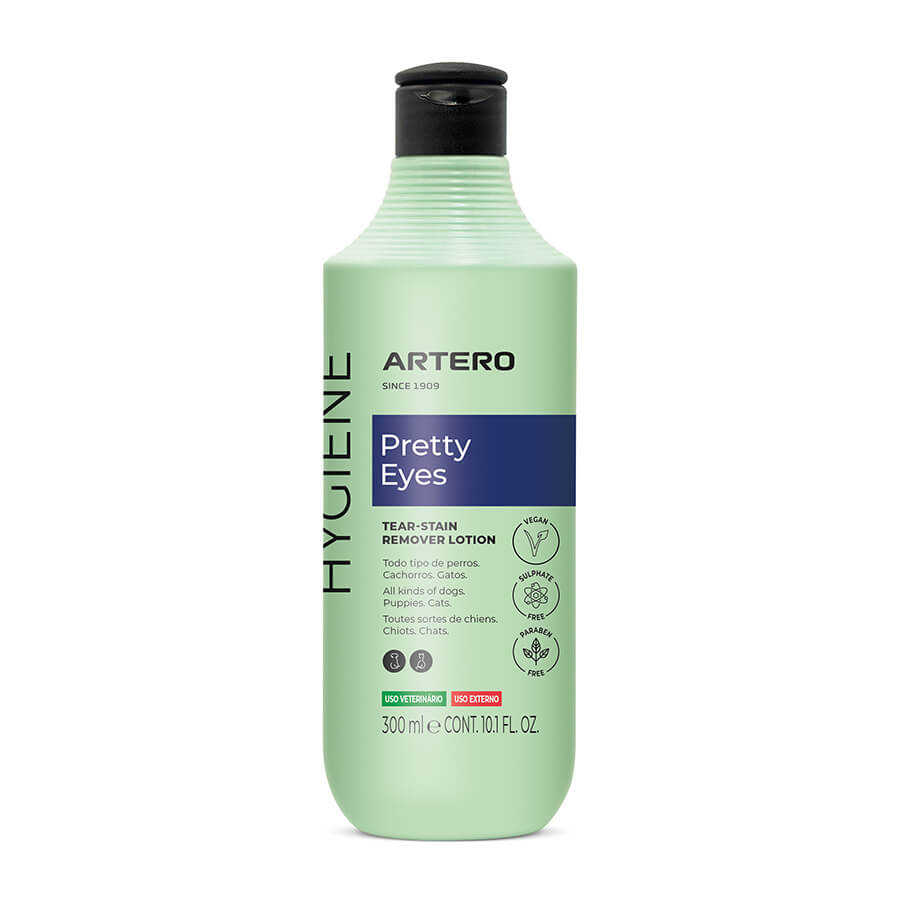 Artero Pretty Eyes 250 ml eliminador natural de manchas en ojos, boca y patas para perros y gatos