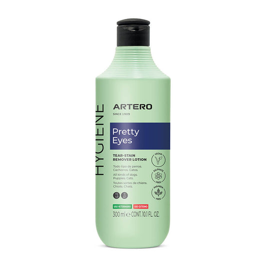 Artero Pretty Eyes 250 ml eliminador natural de manchas en ojos, boca y patas para perros y gatos