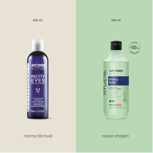 Artero Pretty Eyes 250 ml eliminador natural de manchas en ojos, boca y patas para perros y gatos