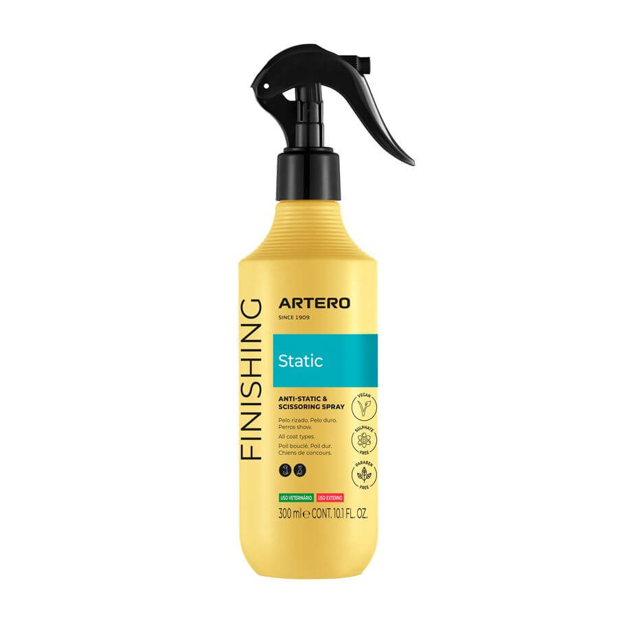 Artero Static Control 300 ml spray voluminizador y antiestático para perros y gatos